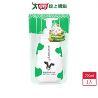 在飛比找蝦皮商城優惠-潤波1/2全脂奶制菌沐浴慕絲補充包700ml【愛買】