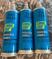 Tigi Bed Head Gimme Grip Texturizing Conditioning Jelly 400ml 13.53oz Set Of 3