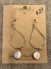 Initial Outfitters 2.5” Drop Earrings 2.5” New