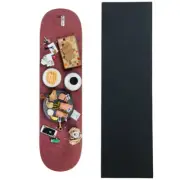Habitat Skateboard Deck Marius Place Setting 8.25" with Grip