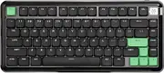 YUNZII L75 Low Profile Wireless Mechanical Keyboard, 75% Portable,Bluetooth/Type-C/2.4G,Gasket Structure,Custom RGB Backlit Gaming Keyboard for Mac/Windows (Black, red Switch)