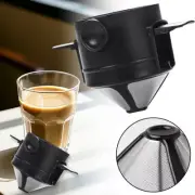 Hand-Brewed Coffee Filter Cup Stainless Steel Reusable Coffee Machine Portable
