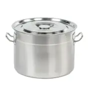 Lehman's Stainless Water Bath Canner Stockpot with Canning Rack 20 Quart
