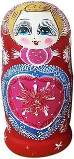 Matryoshka Russian Nesting Dolls Wooden Matryoshka Set 15 Pieces Handmade Toys for Children Christmas Mother's Day Birthday Gift The Perfect Blessing Gift