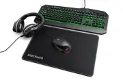 Blackweb Gaming Starter Set Keyboard, Mouse, MousePad & Headset (BWA19H0009) NEW