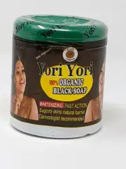Yori Yori Ghana 100% Organic Lightening Black Soap 550gm