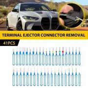 41Pc Auto Pin Ejector Wire Kit Extractor Terminal Removal Connector Puller Tool