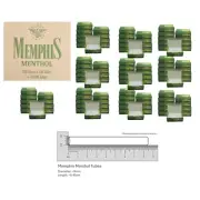 10,000 Memphis Menthol Premium Filter Tubes King Size Tobacco Cigarette Green