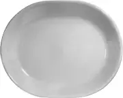 Corelle Livingware 12-1/4-Inch Serving Platter, Winter Frost White