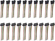 uxcell Male to Female 8Pin Breadboard Jumper Wire 2.54mm Pitch Ribbon Cable 20cm Long Electronics Breadboard Ribbon Cables for Breadboard Electronic Projects Pack of 10