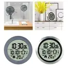 14.6cm Suction Cup Digital Bathroom Wall Clock Versatile