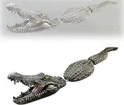 Realistic Floating Alligator Head Decoy for Pond & Pool – Outdoor Crocodile Repellent for Pond Protection, Ideal Garden & Pool Décor(1pcs)