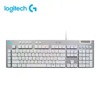 在飛比找誠品線上優惠-logitech G813機械式短軸電競鍵盤/ 白色