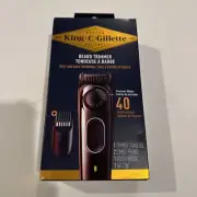 NEW King C Gillette Beard Trimmer for Men - Cordless - Brand New In Box