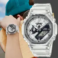 在飛比找momo購物網優惠-【CASIO 卡西歐】G-SHOCK 40周年透明限量版透視