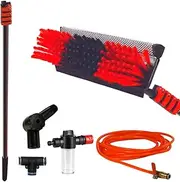 [STARLYF] Telescopic Hydrocleaner Telescopic Cleaning Broom Water Powered Soap Dispenser Cleaning Solar Panels Home Exteriors Windows Washing Trucks Cars Roofs (7 MTS)