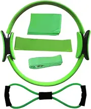 Pilates Ring Set – Chest Expander Gear, Stretch Trainer | Resistance Loop Kit, Fitness Exercise Bands Set, Workout Equipment for Women Scenario