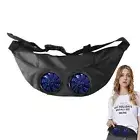 Mini Waist Fan Wearable Personal Fan Fanny Cooling Pack USB Powered Airflow Fan