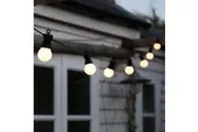 20 Opal Globes - Festoon String Lights Connectable