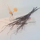 5pcs Handmade Tree Branches Artificial Biomimetic Green Plants Party