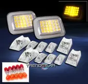 03-09 HUMMER H2 LED CORNER SIGNAL+CAB ROOF RUNNING LIGHT LAMP 04 05 06 07 08 SET
