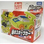 變形金剛~日本 TAKARATOMY 金剛爆彈 BECOOL B-15 ROBOT CAR JAZZ 綠色跑車-爵士