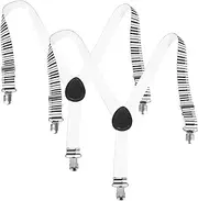 [BESPORTBLE] Unique Piano Key Print Suspenders Boys and Girls Elastic y Back Style Braces for Outdoor Use