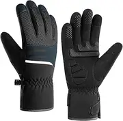 [EsEico] Touchscreen Texting Gloves Mittens, Layer Touch Screen Glove, Women's Cold-Weather Gloves, Breathable Windproof Winter Gloves, Shock-Absorbing Cold Weather Gloves for Running, Commuting