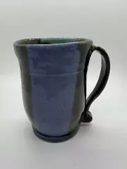 Studio Art Pottery Mug Beautiful Multi Color