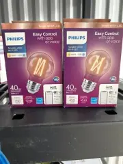 Philips Smart Bulb LED 40W Dimmable Wi-Fi Wiz 450 Lumen A15 Standard 2 Pack
