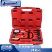 ⭐Diesel Engine Compression Gauge Tester Cylinder Pressure Test Injector Adaptor⭐