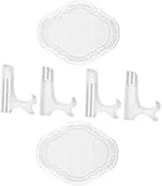 DIYEAH 2 Sets Photo Frame Silicone Mold Silicon Square Picture Frame Casting Mold Photo Making Resin Craft DIY Crafts Supplies Silicone DIY Silica Gel White