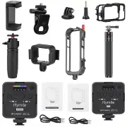 RGB Selfie Mini Fill Light Handheld Tripod Extension Accessories for Insta360 X4