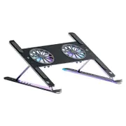 Type c Cooling Fan for P11f Notebook with Aluminum Alloy and Gray Cable