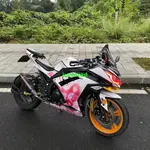 🎀優選精品🎀國產小忍者貼紙全套大牛摩托車機車全身車貼紙版花全車定制版畫