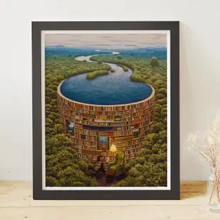 【Pintoo】2000片拼圖 - Jacek Yerka - 藏書閣