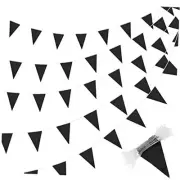 200 Feet Solid Pennant Banners Flags String Triangle Hanging DIY Bunting