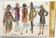 Simplicity Sewing Pattern 9219 Dress Sash Misses Size 12 VTG PARTIAL CUT