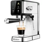 20 Bar Dual Boiler Espresso Maker with Milk Frother Steam Wand Compact Coffee Ma