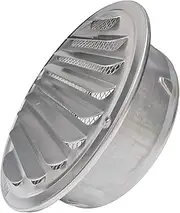 5" Vent Cover Stainless Steel Air Vent Louver Grille Cover Vent Built-in Fly Screen Mesh Wall/Celling Mounted Ventilation Outlet Soffit Vents /256 (Size : 4 Inch)