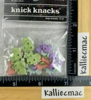 THE PAPER STUDIO BABY ANIMALS SHANK BUTTONS KNICK KNACKS 12PC SPARE PARTS