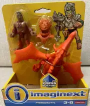 Imaginext Pterodactyl Dinosaur Figure 2015 Prehistoric Adventures NIP DGC60