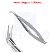 Micro Noyes Angular Spring Action Scissors Ophthalmic Shears Dissecting Tools