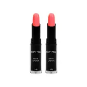 2x BYS 3.5g Matte Lipstick Velvety Cream Lip Colour Makeup Cosmetics Sassy Pants