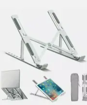 Laptop Stand, Laptop Holder Riser Computer Tablet Stand, Adjustable Aluminum