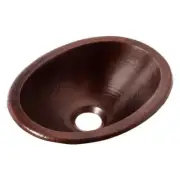 Sinkology Undermount Bathroom Sinks Copper Dual Flex Bath Sink In Aged Copper