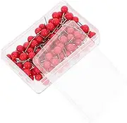 SEWACC 100Pcs Pins with Point Map Tacks for Office DIY Crafts Bulletin Board Use for Marking Travel Maps