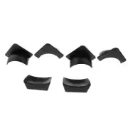 Set of 6 Replacement Pool Table Pocket Liners - 4 Corner & 2 Side
