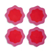 Sferra Ondulato Cocktail Napkins, Set of 6