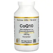 2 X California Gold Nutrition, CoQ10 USP with Bioperine, 200 mg, 360 Veggie Caps